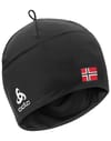 Odlo + Hat Polyknit Fan Warm Eco Black/Norwegian Flag - 3