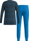 Odlo + Set Long Active Warm Kids Nebulas Blue/Black