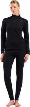 Odlo + Active X-Warm Baselayer Top Turtle Neck Half Zip W Black - 5