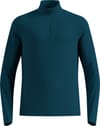 Essential Ceramiwarm Mid Layer 1/2 Zip M Reflecting Pond + Odlo