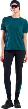 Odlo + Essential Seamless Tee Crew Neck SS W Reflecting Pond Melange - 5