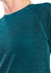 Odlo + Essential Seamless Tee Crew Neck SS W Reflecting Pond Melange - 7