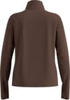 Odlo + Essential Thermal Mid Layer 1/2 Zip W Brown Granite
