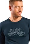 Odlo + Merino 200 80 Years Baselayer Top Crew Neck M Dark Sapphire - 6
