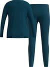 Odlo + Merino 200 Set Long Kids Reflecting Pond