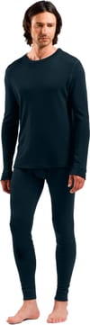 Odlo + Merino 260 Baselayer Bottom Long M Dark Sapphire - 3