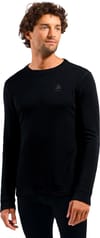 Odlo + Merino 260 Baselayer Top Crew Neck M Black - 3