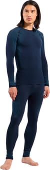 Odlo + Performance Warm Baselayer Bottom Long M Dark Sapphire - 5
