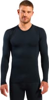Odlo + Performance Warm Baselayer Top Crew Neck M Black - 3