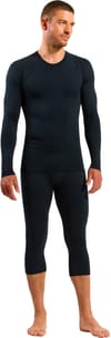 Odlo + Performance Warm Baselayer Top Crew Neck M Black - 5