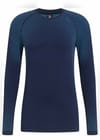 Performance Warm Baselayer Top Crew Neck M Dark Sapphire + Odlo
