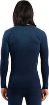Odlo + Performance Warm Baselayer Top Crew Neck M Dark Sapphire - 4