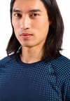 Odlo + Performance Warm Baselayer Top Crew Neck M Dark Sapphire - 6