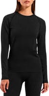 Odlo + Performance Warm Baselayer Top Crew Neck W Black