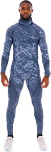Odlo + Performance Warm Baselayer Top Facemask M Dark Sapphire - 4