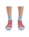 On Running + Performance Mid Sock 1 M Heather Red