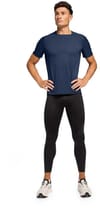On Running + Performance-T M Denim Navy