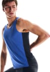 On Running + Performance Tank Zaffre Navy - 5