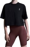 Club Boxy-T W Black + On Running