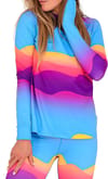 Mambo Sunset Women's Baselayer Top + OOSC Clothing