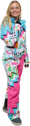 OOSC Clothing + Nuts Cracker Women's Ski Suit Multi - 3