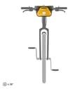 Ortlieb + Ultimate Six Classic Handlebar Bag Mounting 5L Sunyellow - 5