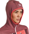 Ortovox + Fleece Grid Hoody W Mountain Rose - 5