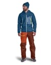 Ortovox + Swisswool Piz Boè Jacket M Petrol Blue - 4
