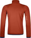 Ortovox + Fleece Grid Jacket M Clay Orange