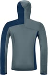 Ortovox + Fleece Light Grid Zn Hoody M Dark Arctic Grey