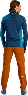 Ortovox + Fleece Light Grid Zn Hoody M Dark Arctic Grey - 3