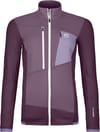 Fleece Grid Jacket W Dark Wild Berry + Ortovox