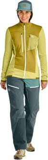 Ortovox + Fleece Grid Jacket W Dark Wild Berry - 3