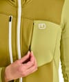 Ortovox + Fleece Grid Jacket W Dark Wild Berry - 7