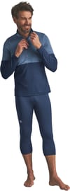 Ortovox + Fleece Light Zip Neck M Blue Nunatak - 3