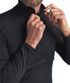 Ortovox + Fleece Light Zip Neck M Black Raven - 6