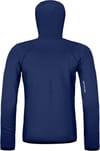 Ortovox + Fleece Grid Hoody M Blue Nunatak