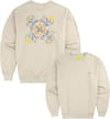 Floral Fleece Crew Rock + Oxbow