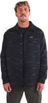 Oxbow + Nightfall Jacquard Overshirt Deep Marine