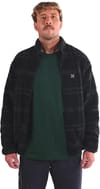 Oxbow + Plaid Fullzip Sherpa Fleece Black