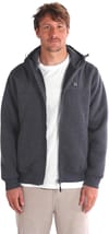 Oxbow + Passage Hooded Full Zip Fleece Volcano Chine