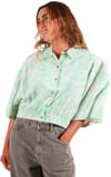 Oxbow + Vibes Shirts W Pool Green