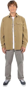 Oxbow + Mist Overshirt M Light Brown - 4