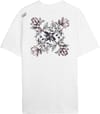 Oxbow + Floral Tee M White - 3