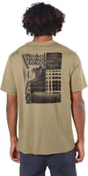 Oxbow + Collage SS Tee M Light Brown - 5