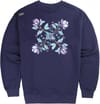 Oxbow + Floral Fleece M Deep Marine - 3