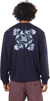 Oxbow + Floral Fleece M Deep Marine - 5