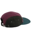 Passenger + Fixie Recycled Cord 5 Panel Cap Grape Multi