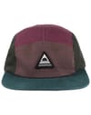 Passenger + Fixie Recycled Cord 5 Panel Cap Grape Multi - 3