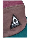 Passenger + Fixie Recycled Cord 5 Panel Cap Grape Multi - 4